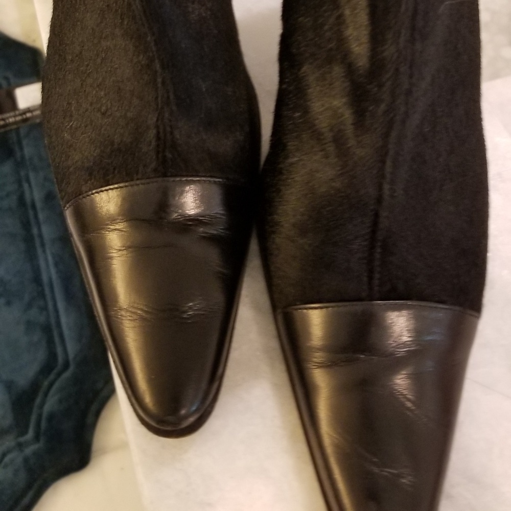 Guiliano Venanzi Pony hair boots 40